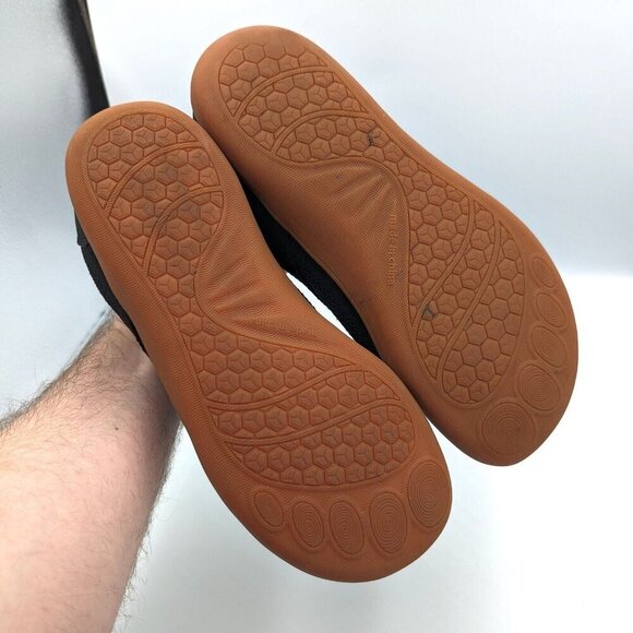 Relxfeet Men's 9 (43) Barefoot Sneakers Mesh Oxfords WIDE Toe Box Athletic Black - Picture 6 of 8